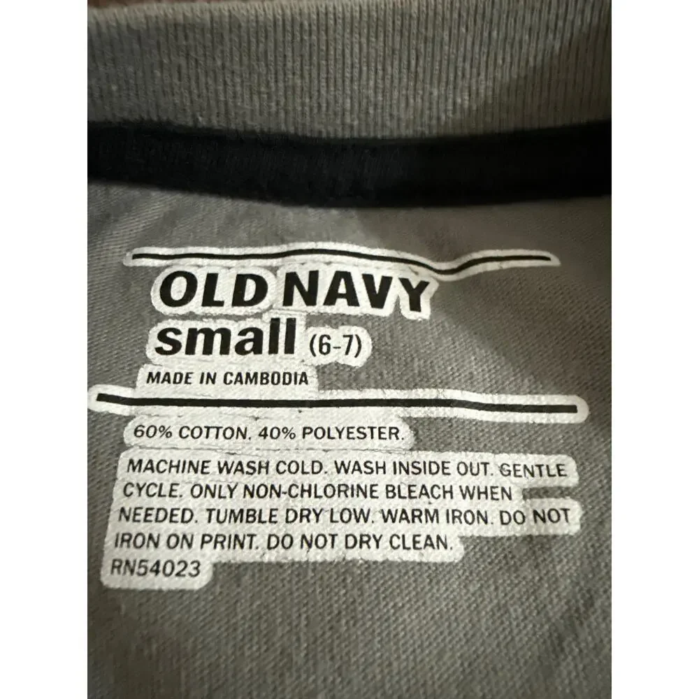 Old Navy Long Sleeve Shirt Boys Small Soccer Image